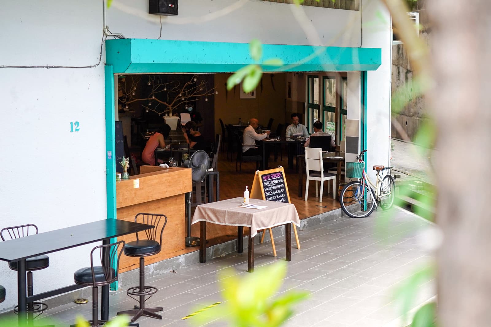 Chez Gaston's cozy interior and signature French dishes