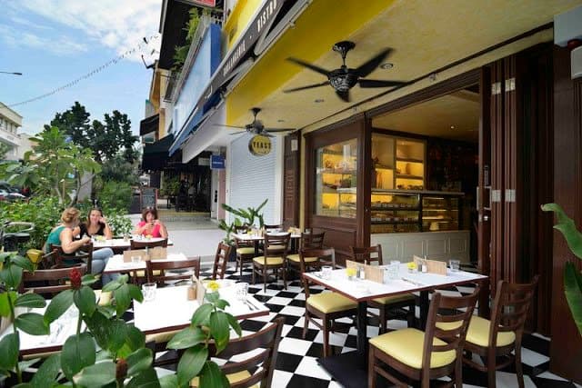 Yeast Bistronomy's charming Parisian-style interior and freshly baked bread