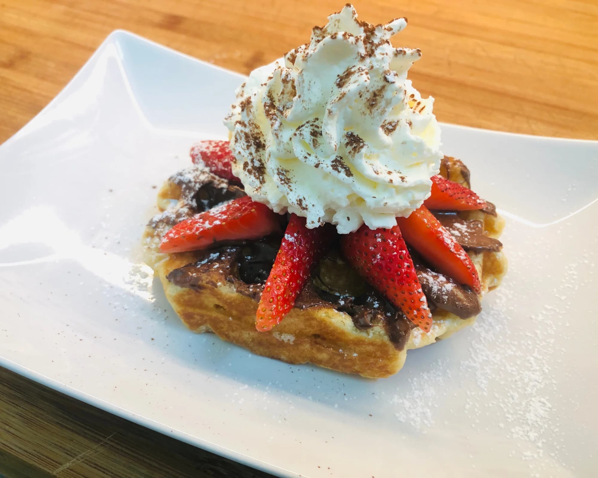 Strawberry Nutella Waffle