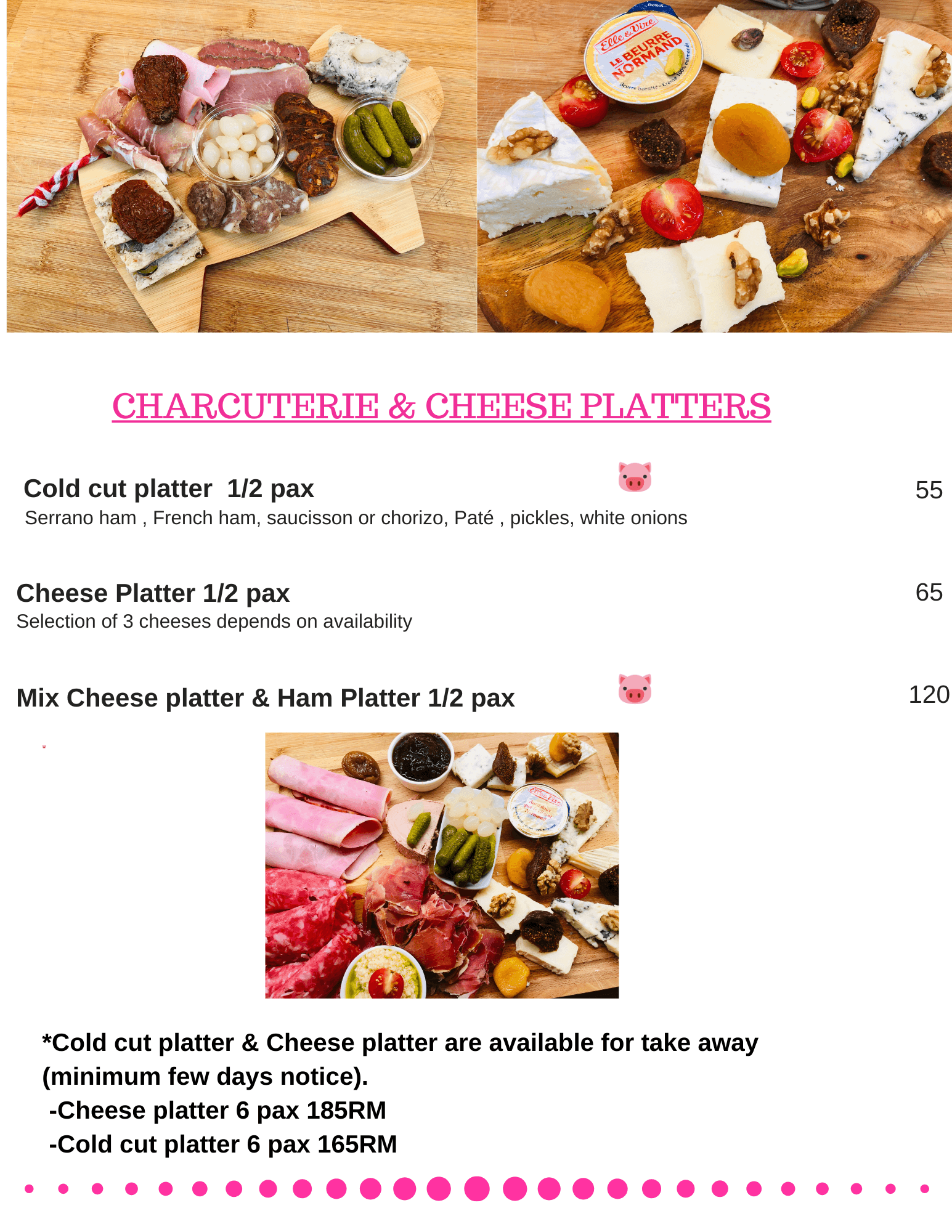Cold cut and cheese platter with premium charcuterie and cheeses