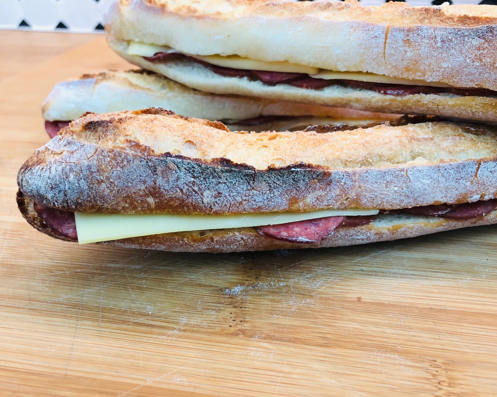 Beef Pepperoni & Cheese Sandwich