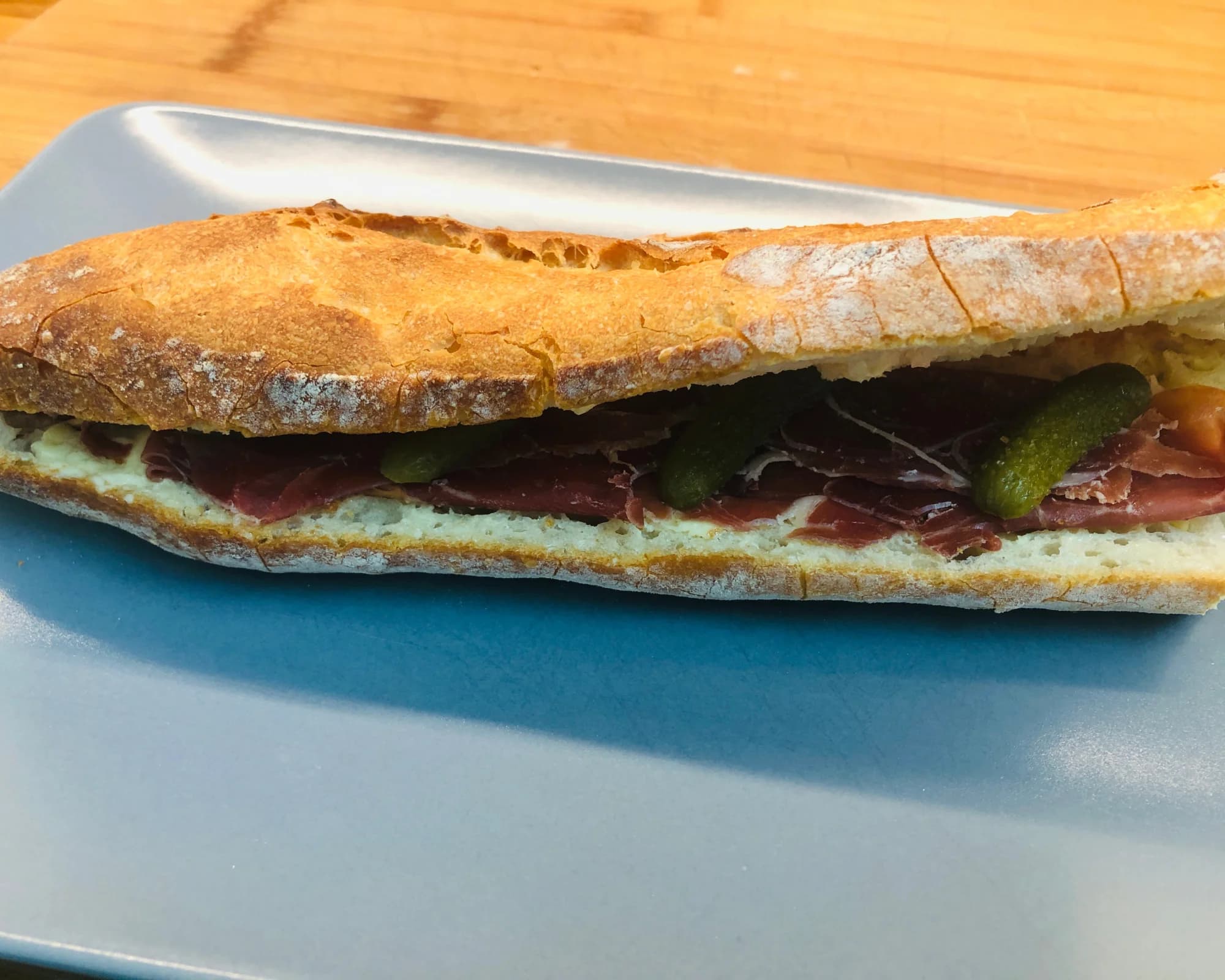 Spanish Serrano Ham & Pickles